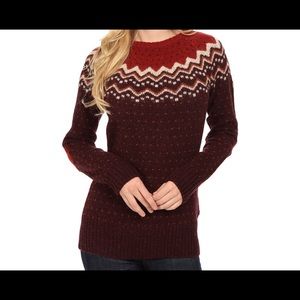 Fjallraven Ovick Sweater in Red!